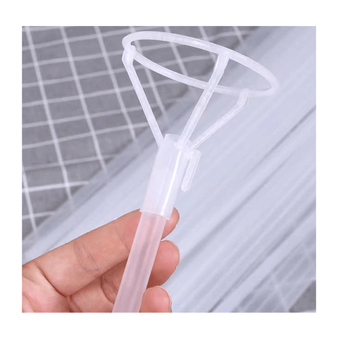 Led Bobo Light Up Hand Holder Balloon 70cm Globo transparente transparente Palo y taza