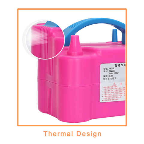 Bomba eléctrica recargable portátil del globo de la máquina del inflador del soplador de aire automático para el partido